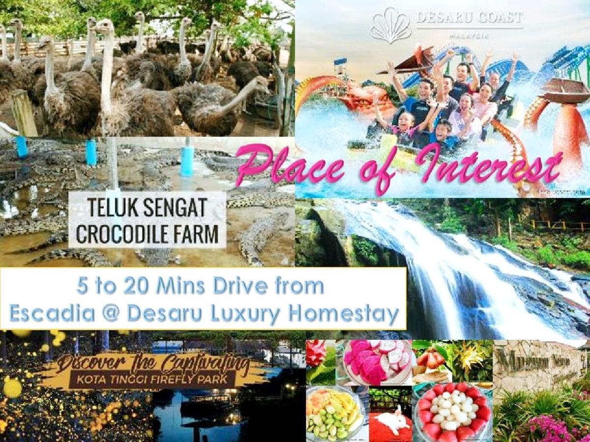 Desaru Cosy Homestay - Near Waterpark, Beach, Rapid -Wifi, Tvbox, Steamboat, Bbq Available Екстер'єр фото